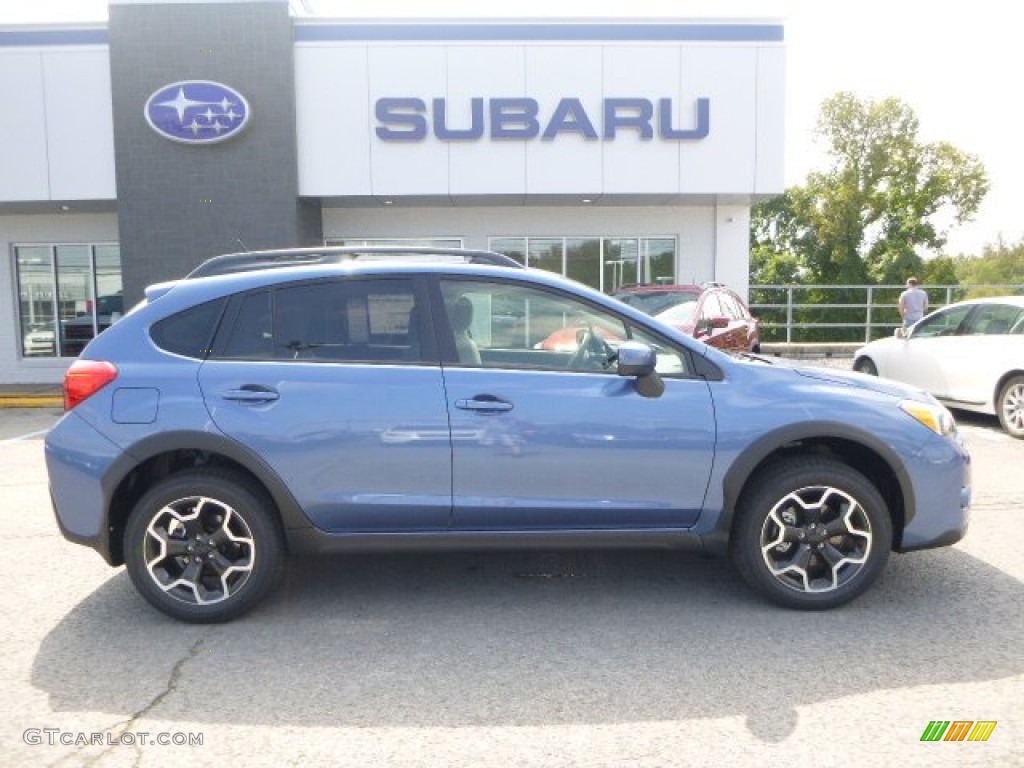 2015 XV Crosstrek 2.0i Premium - Quartz Blue Pearl / Ivory photo #3