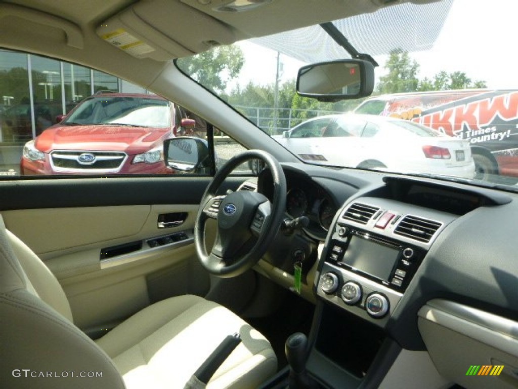 2015 XV Crosstrek 2.0i Premium - Quartz Blue Pearl / Ivory photo #5
