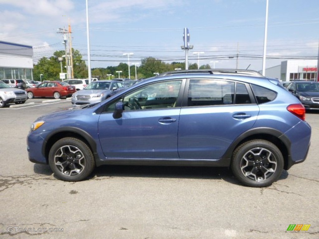 2015 XV Crosstrek 2.0i Premium - Quartz Blue Pearl / Ivory photo #10