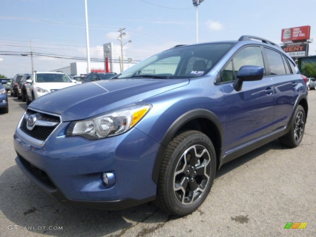 2015 XV Crosstrek 2.0i Premium - Quartz Blue Pearl / Ivory photo #11