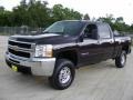 2008 Dark Cherry Metallic Chevrolet Silverado 2500HD LT Z71 Crew Cab 4x4  photo #7