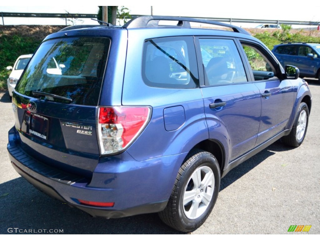 2011 Forester 2.5 X - Marine Blue Metallic / Black photo #7