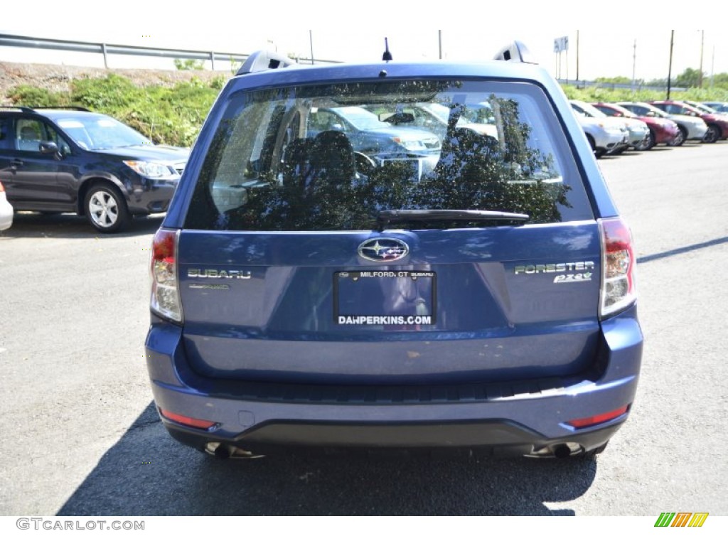 2011 Forester 2.5 X - Marine Blue Metallic / Black photo #8