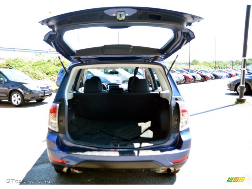 2011 Forester 2.5 X - Marine Blue Metallic / Black photo #9