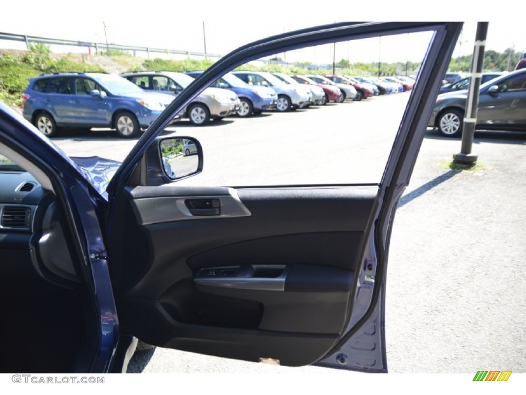 2011 Forester 2.5 X - Marine Blue Metallic / Black photo #17