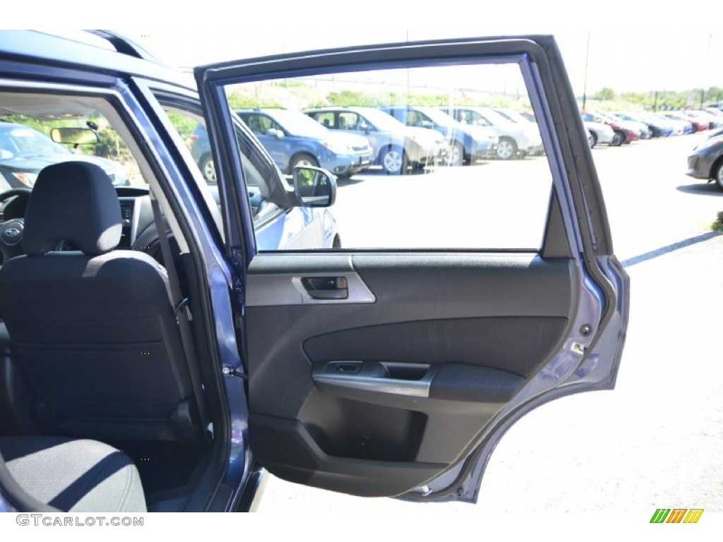 2011 Forester 2.5 X - Marine Blue Metallic / Black photo #18