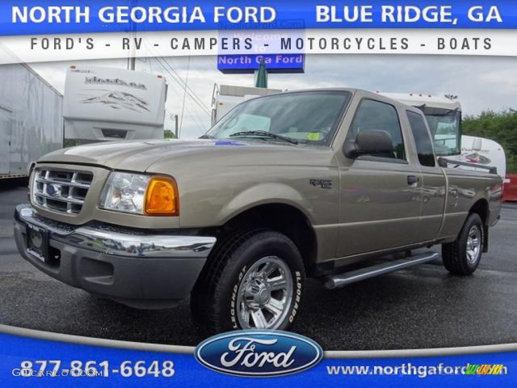 2003 Ranger XLT SuperCab - Arizona Beige Metallic / Medium Pebble photo #1