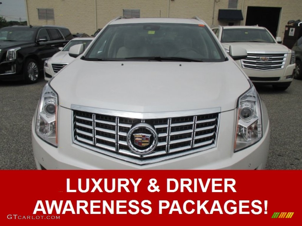 2015 SRX Luxury AWD - Platinum Ice Tricoat / Shale/Brownstone photo #1