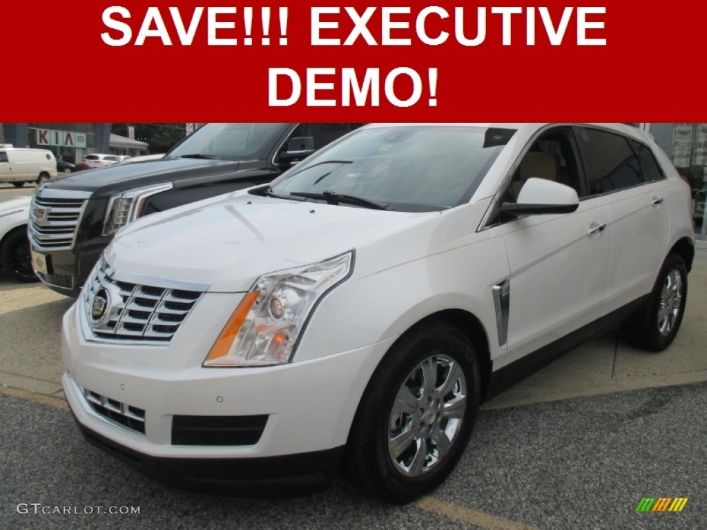 2015 SRX Luxury AWD - Platinum Ice Tricoat / Caramel/Ebony photo #1