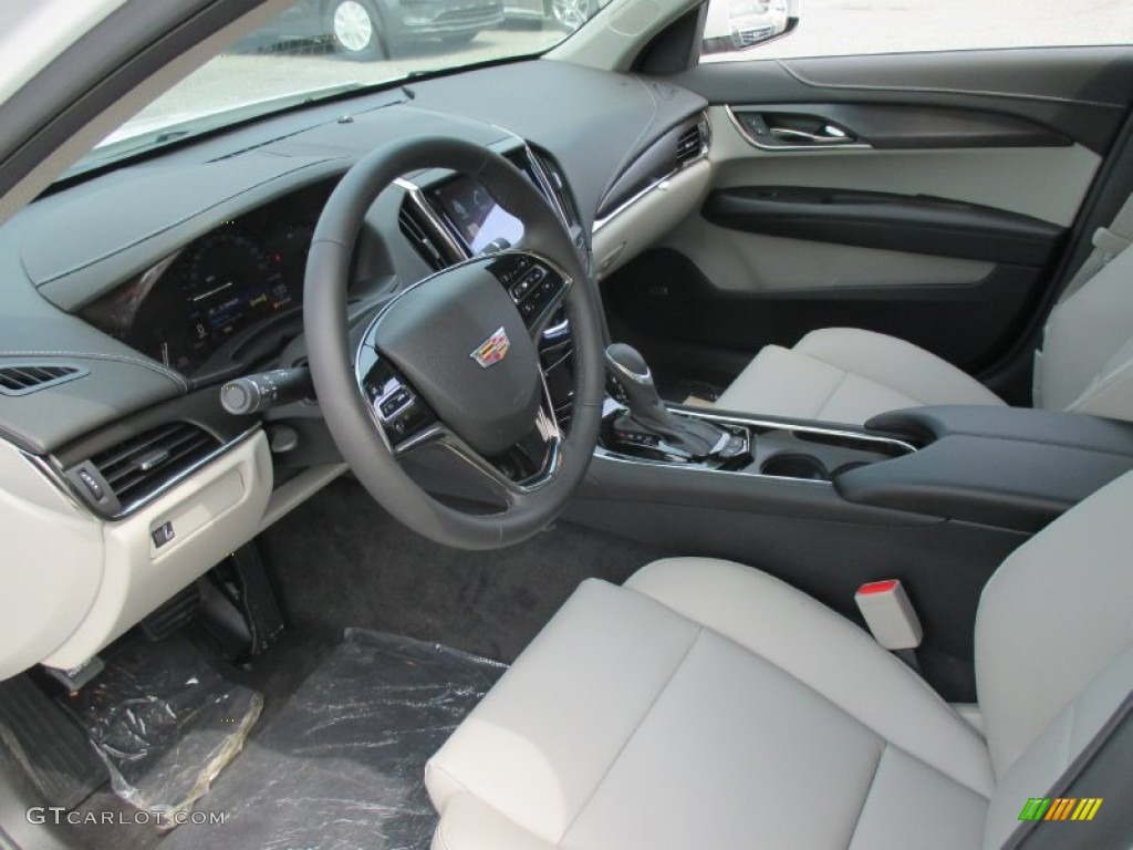 Light Platinum/Jet Black Interior 2015 Cadillac ATS 2.0T AWD Sedan Photo #106239385