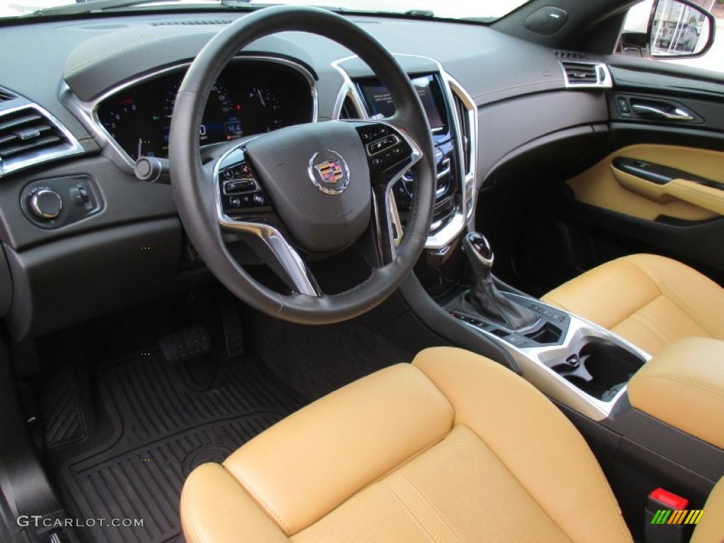 Caramel/Ebony Interior 2015 Cadillac SRX Luxury AWD Photo #106239469