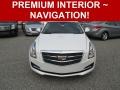 Crystal White Tricoat 2015 Cadillac ATS 2.0T Sedan