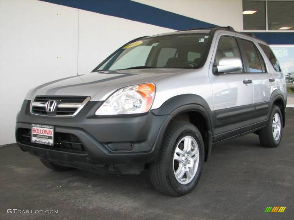 2003 CR-V EX 4WD - Satin Silver Metallic / Black photo #1