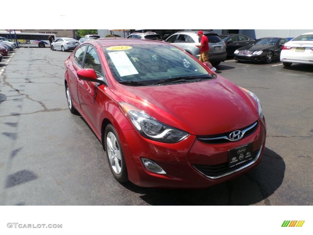 2013 Elantra GLS - Sparkling Ruby / Beige photo #1