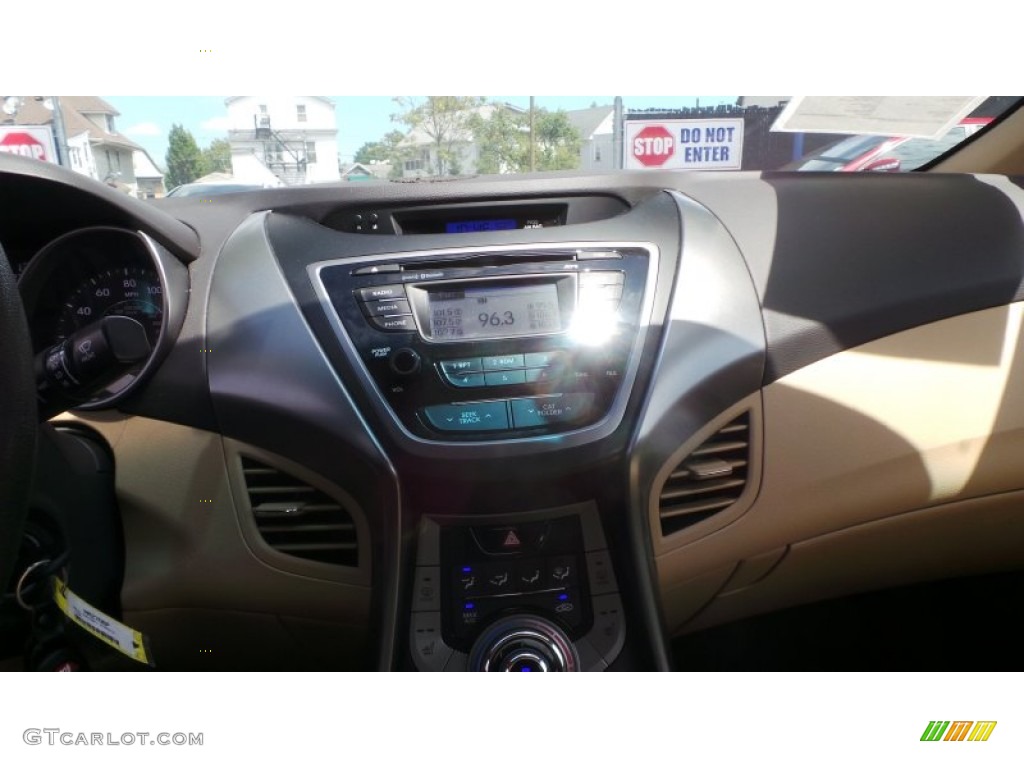 2013 Elantra GLS - Sparkling Ruby / Beige photo #12