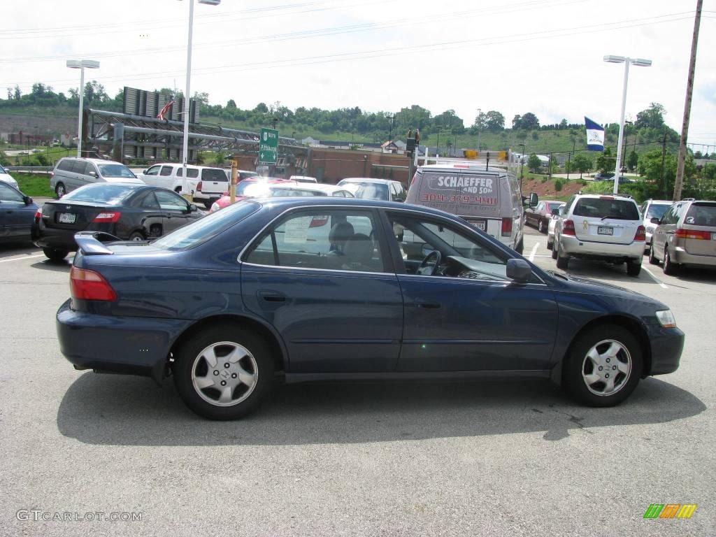 2000 Accord EX-L Sedan - Deep Velvet Blue Pearl / Quartz photo #7