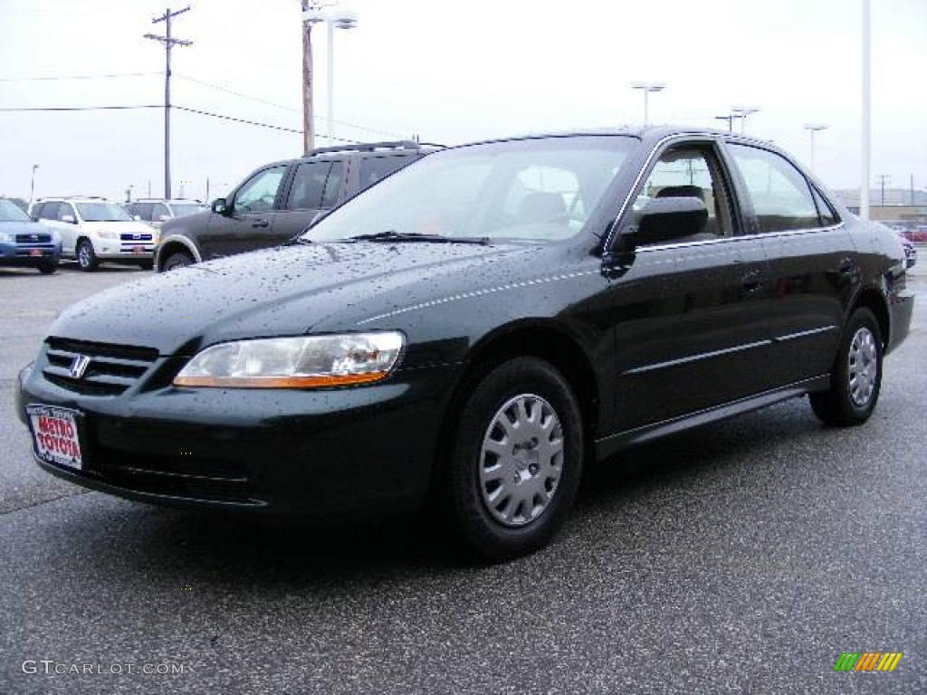 2001 Dark Emerald Pearl Honda Accord Value Package Sedan #10589877 