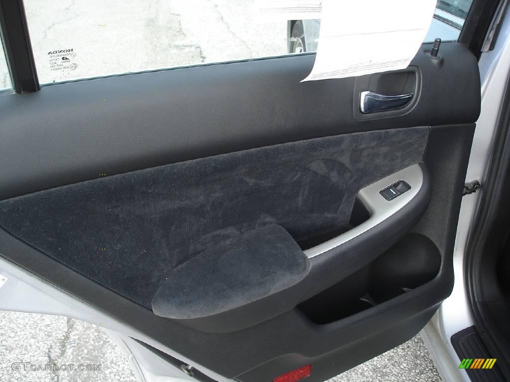 2003 Accord EX Sedan - Satin Silver Metallic / Black photo #8