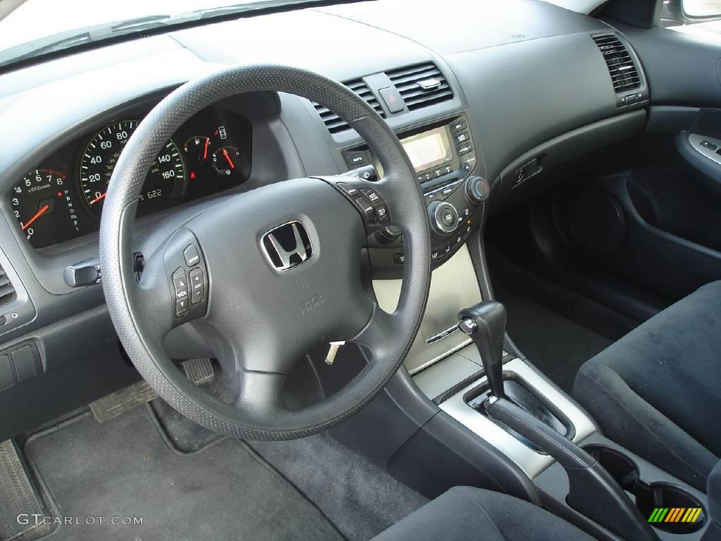 2003 Accord EX Sedan - Satin Silver Metallic / Black photo #9