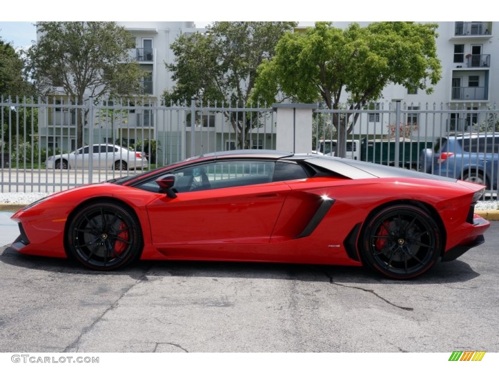 Rosso Mars (Red) 2015 Lamborghini Aventador LP700-4 Pirelli Edition Exterior Photo #106250229