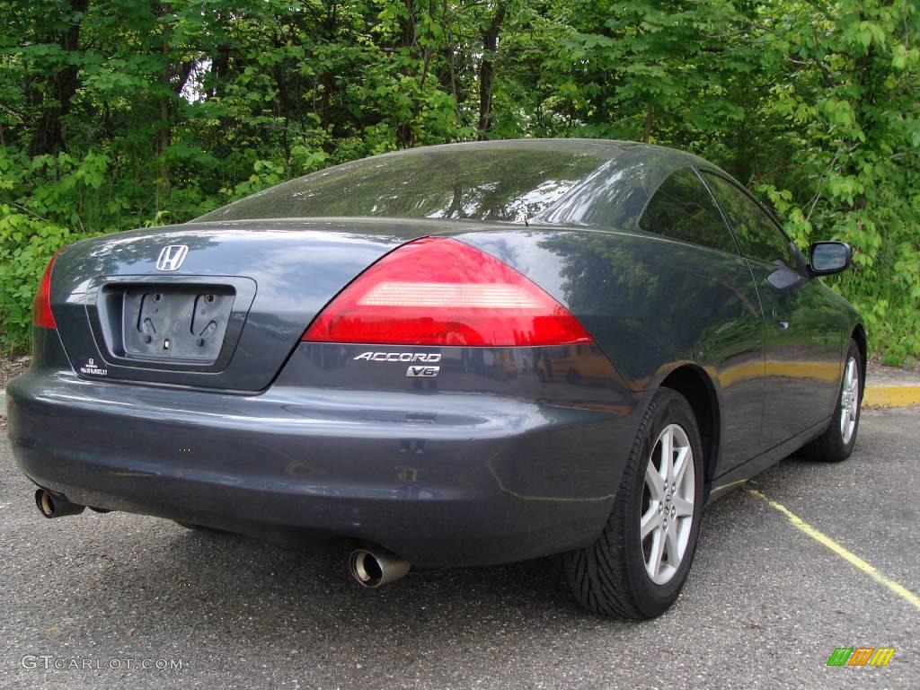 2003 Accord EX V6 Coupe - Graphite Pearl / Black photo #5