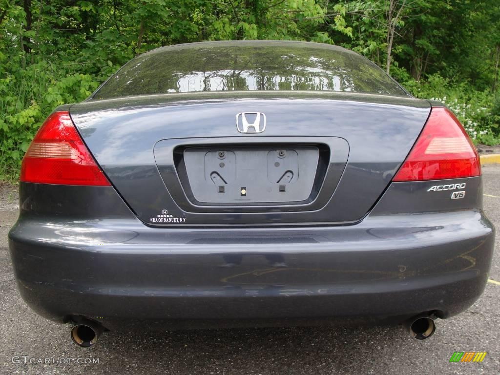 2003 Accord EX V6 Coupe - Graphite Pearl / Black photo #6