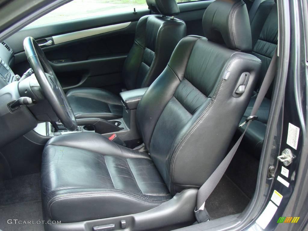 2003 Accord EX V6 Coupe - Graphite Pearl / Black photo #11
