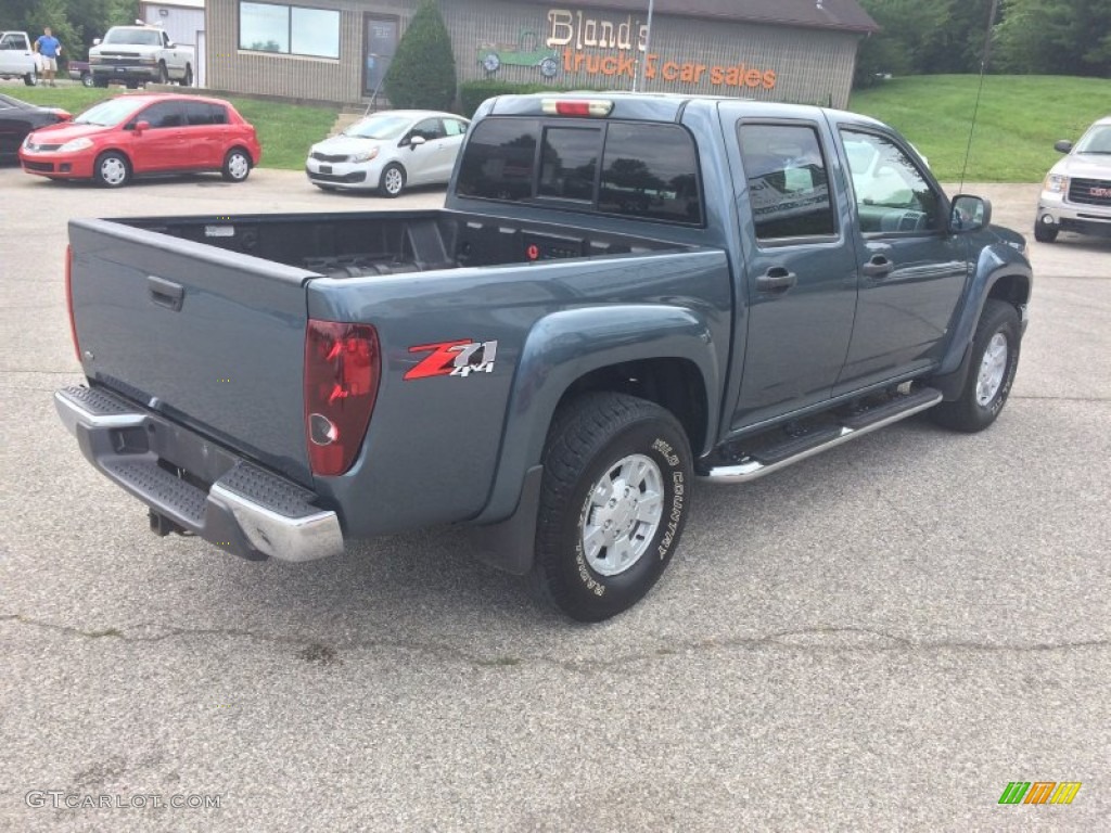 2006 Colorado LT Crew Cab 4x4 - Blue Granite Metallic / Very Dark Pewter photo #2