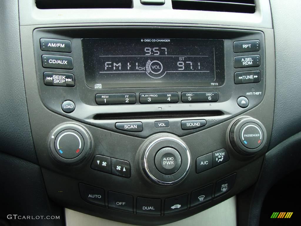 2003 Accord EX V6 Coupe - Graphite Pearl / Black photo #12