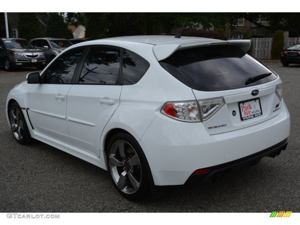 2008 Impreza WRX STi - Aspen White / Carbon Black/Graphite Gray Alcantara photo #5