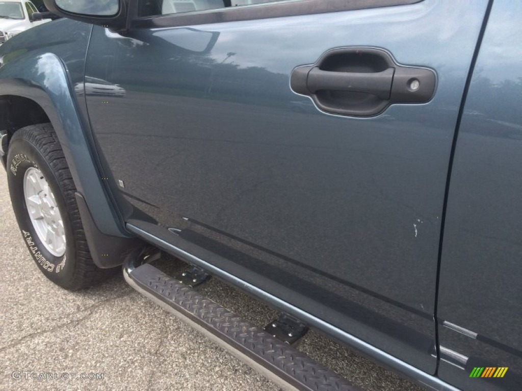 2006 Colorado LT Crew Cab 4x4 - Blue Granite Metallic / Very Dark Pewter photo #27