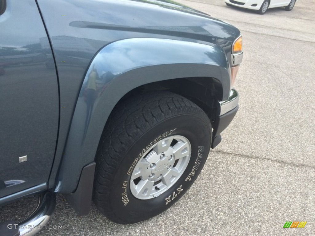 2006 Colorado LT Crew Cab 4x4 - Blue Granite Metallic / Very Dark Pewter photo #31