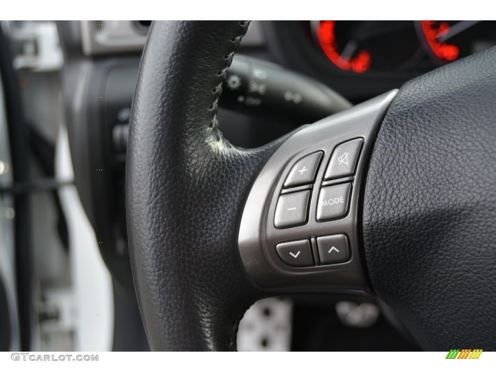 2008 Impreza WRX STi - Aspen White / Carbon Black/Graphite Gray Alcantara photo #18