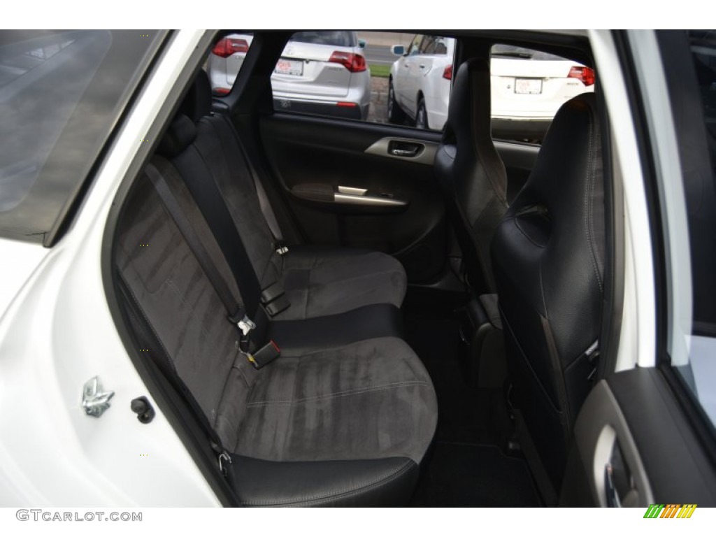 2008 Impreza WRX STi - Aspen White / Carbon Black/Graphite Gray Alcantara photo #24
