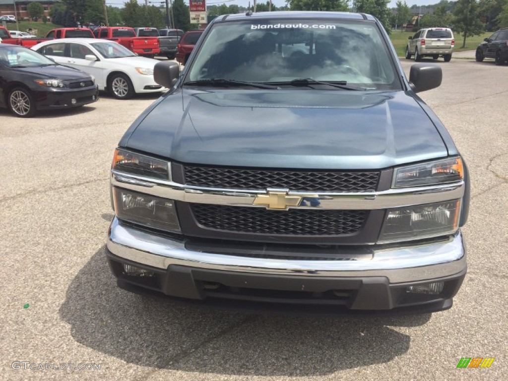 2006 Colorado LT Crew Cab 4x4 - Blue Granite Metallic / Very Dark Pewter photo #40