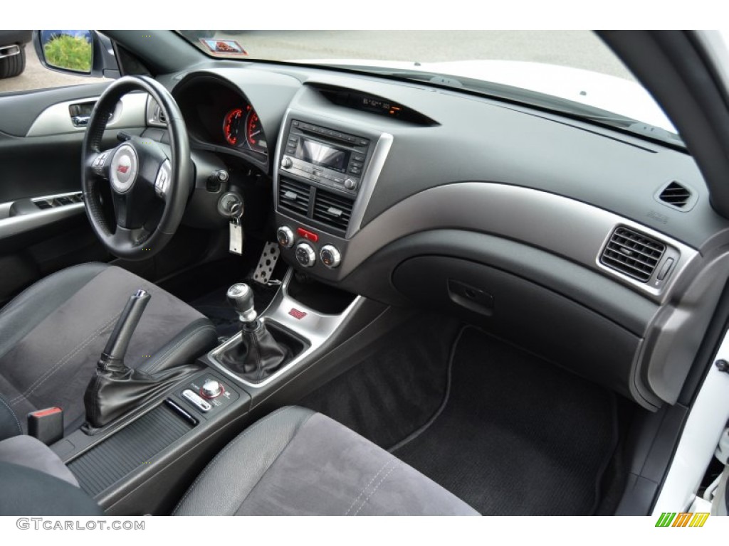 2008 Impreza WRX STi - Aspen White / Carbon Black/Graphite Gray Alcantara photo #26