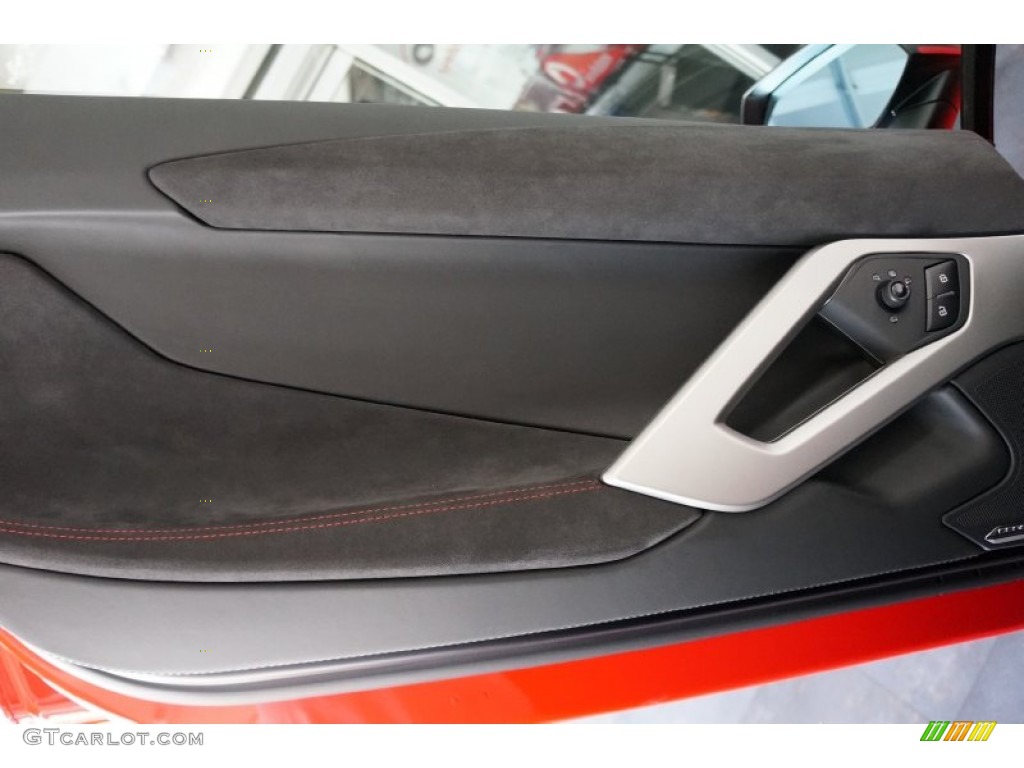2015 Lamborghini Aventador LP700-4 Pirelli Edition Nero Ade (Black) Door Panel Photo #106252134