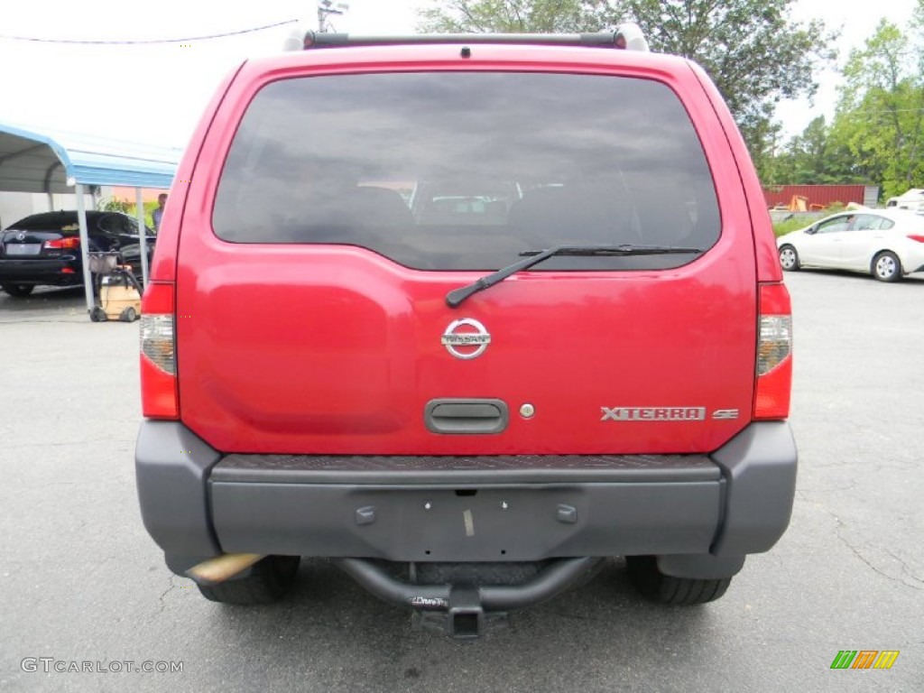 2003 Xterra SE V6 4x4 - Molten Lava Metallic / Gray photo #9