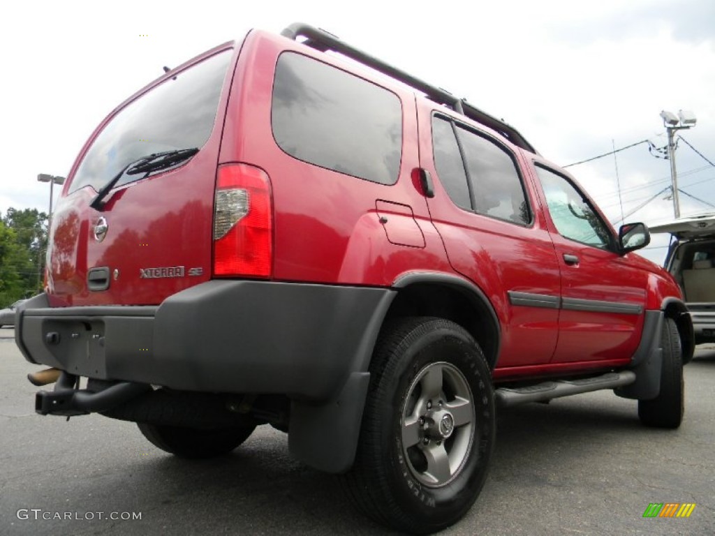 2003 Xterra SE V6 4x4 - Molten Lava Metallic / Gray photo #10