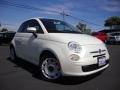 Bianco Perla (Pearl White Tri-Coat) 2013 Fiat 500 Pop