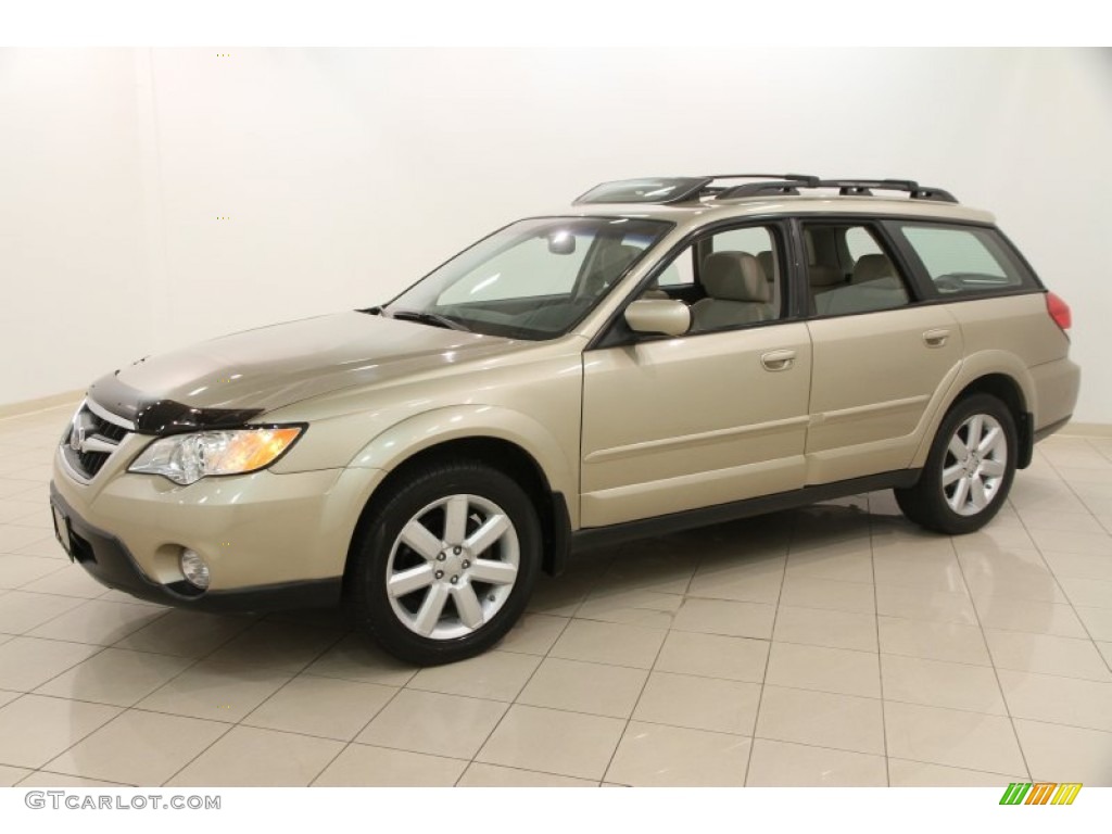 2008 Outback 2.5i Limited Wagon - Harvest Gold Metallic / Warm Ivory photo #3