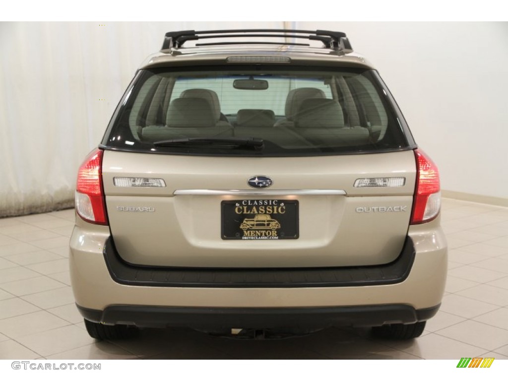 2008 Outback 2.5i Limited Wagon - Harvest Gold Metallic / Warm Ivory photo #16