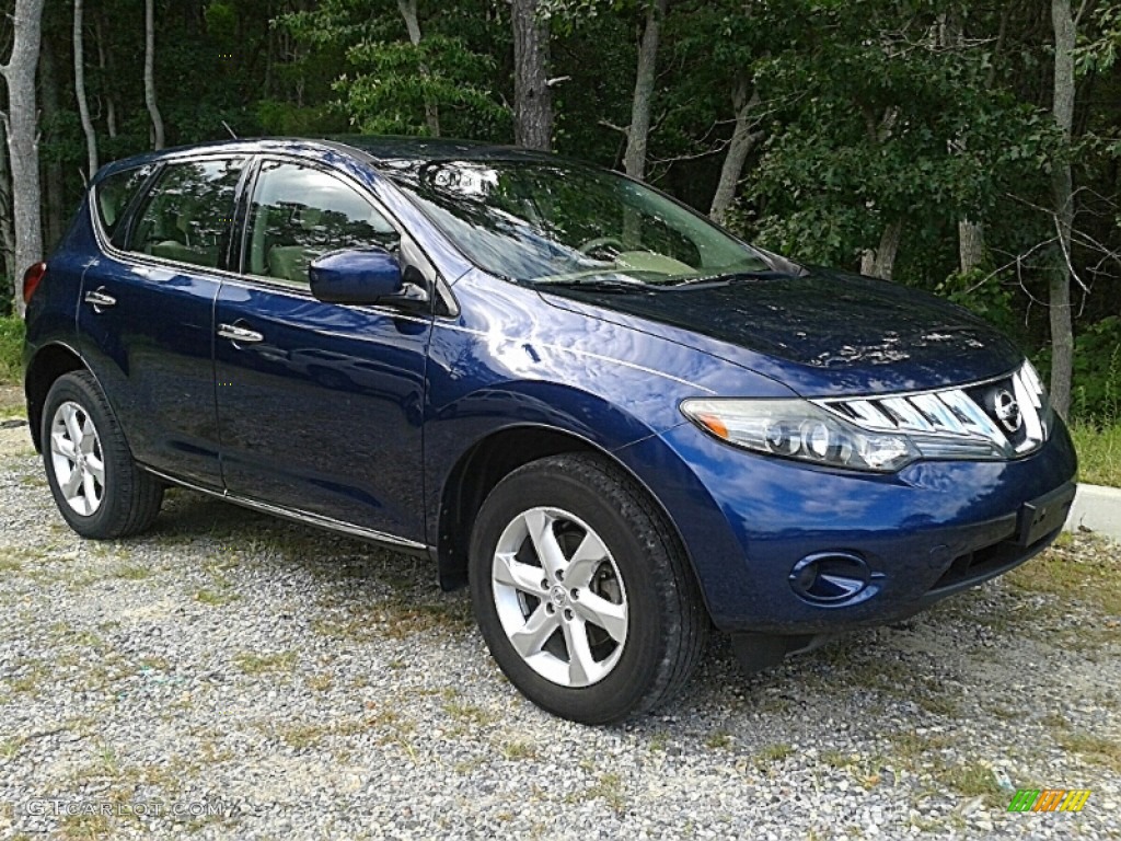 2009 Murano S AWD - Deep Sapphire Metallic / Beige photo #3