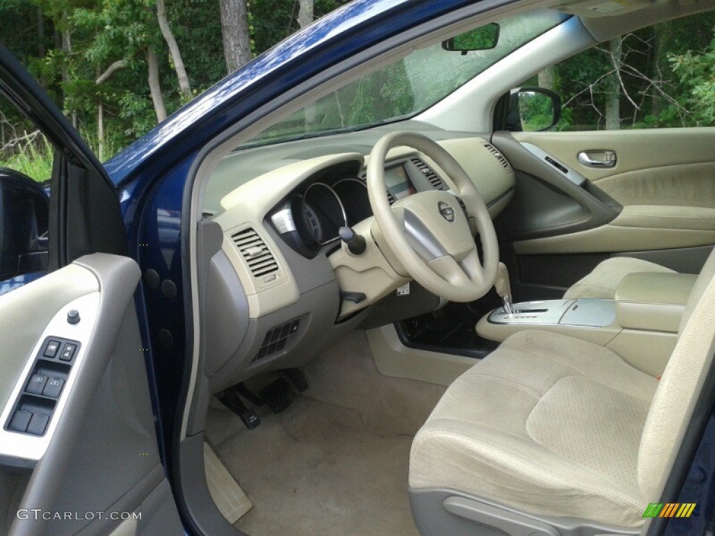 2009 Murano S AWD - Deep Sapphire Metallic / Beige photo #11