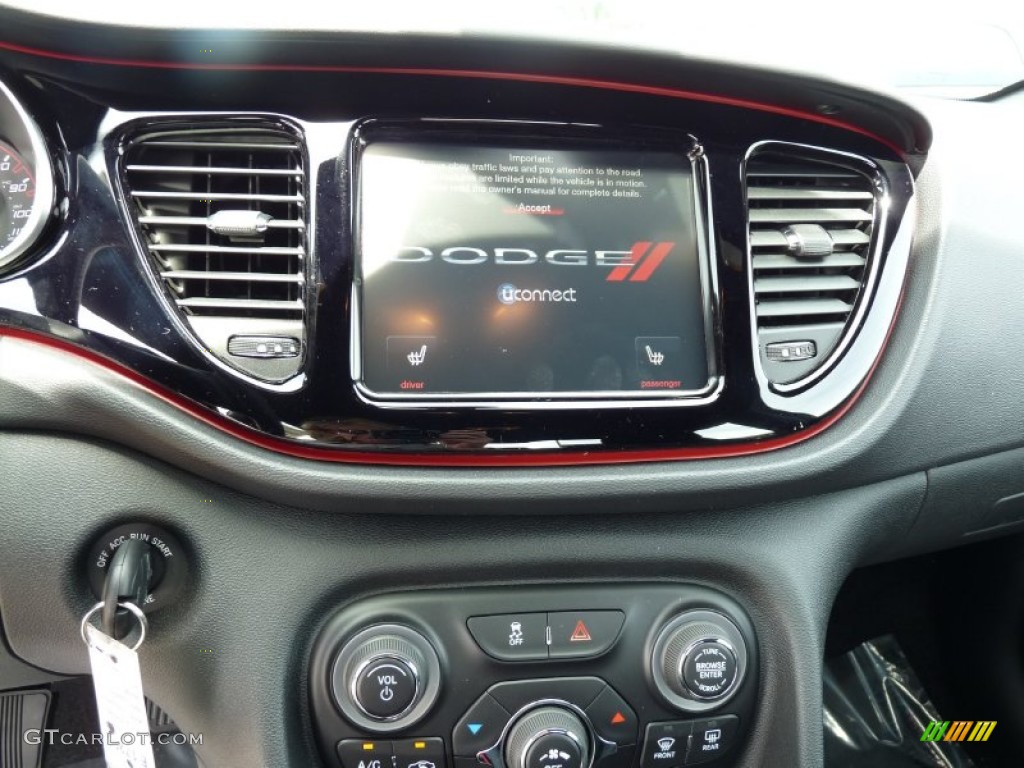 2016 Dodge Dart SXT Rallye Blacktop Controls Photo #106255191