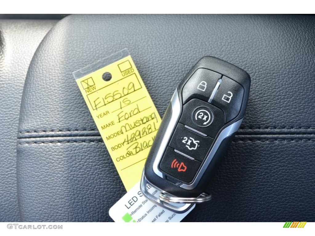 2015 Mustang V6 Coupe - Black / Ebony photo #18