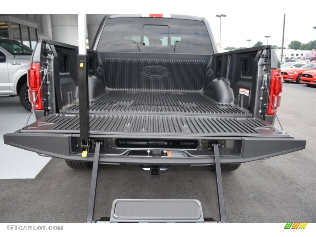 2015 F150 Lariat SuperCrew 4x4 - Magnetic Metallic / Medium Light Camel photo #7
