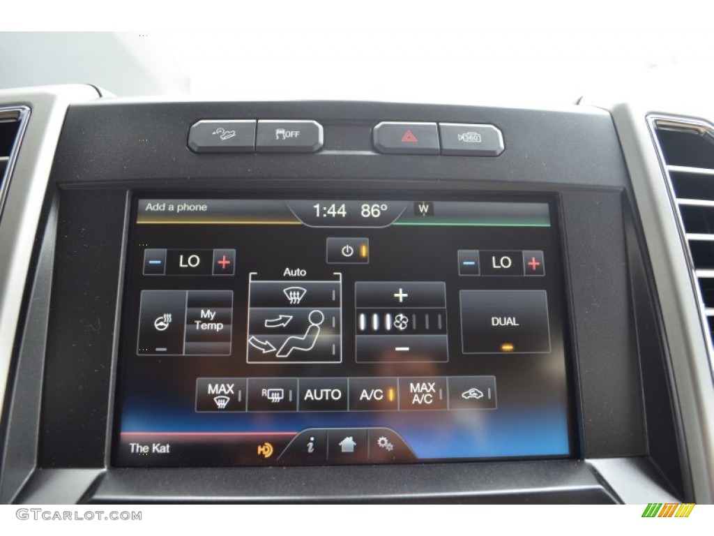 2015 F150 Lariat SuperCrew 4x4 - Magnetic Metallic / Medium Light Camel photo #16