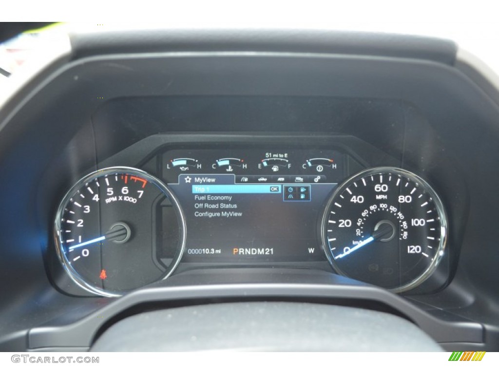 2015 F150 Lariat SuperCrew 4x4 - Magnetic Metallic / Medium Light Camel photo #28