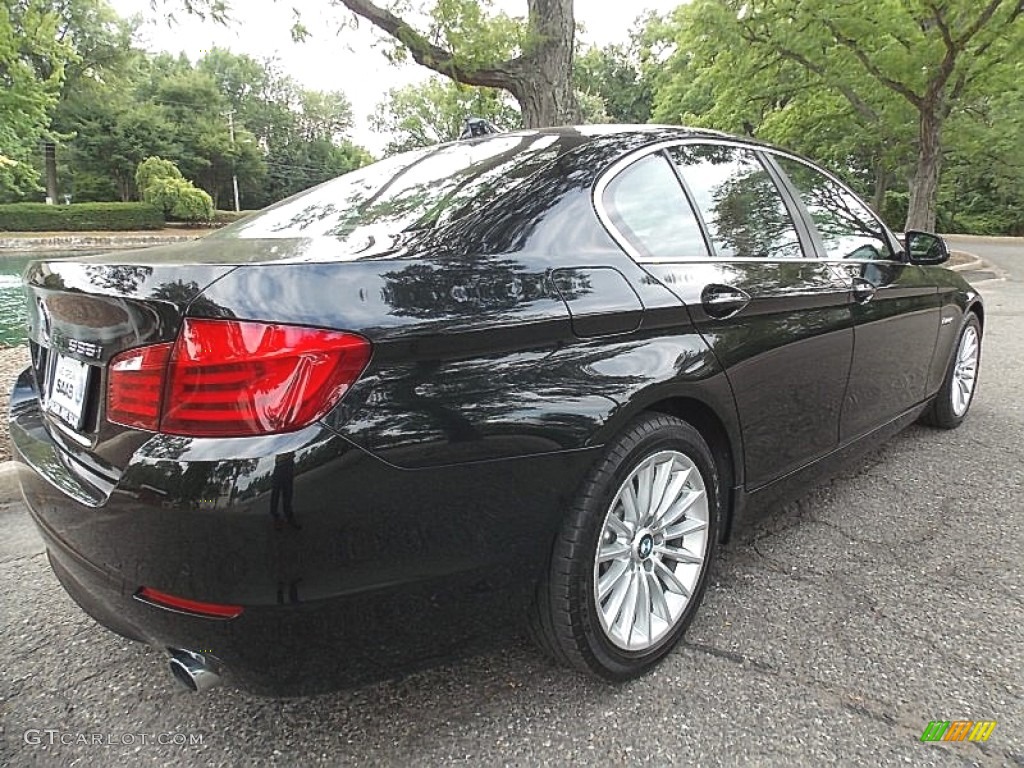 2013 5 Series 535i xDrive Sedan - Black Sapphire Metallic / Cinnamon Brown photo #5